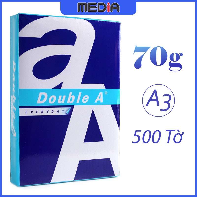 Giấy In Double A 70G A3 500 TỜ