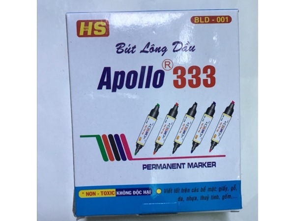Bút Lông Dầu Apollo 333 HS Xanh
