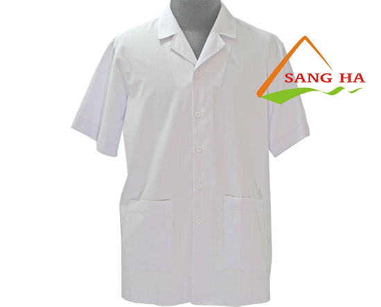 Áo Blouse Bác Sĩ Tay Ngắn Nam Số 1