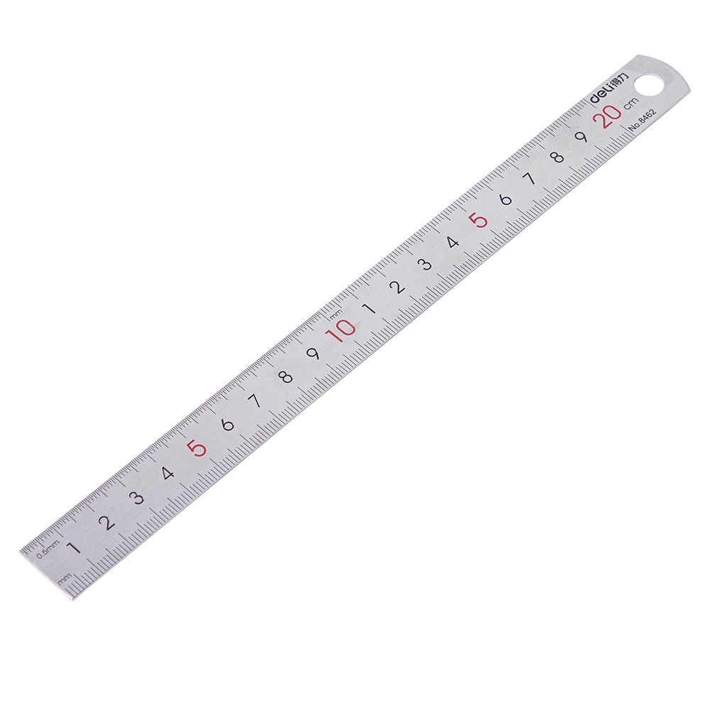 Thước Đo Thép Deli 20Cm E8462