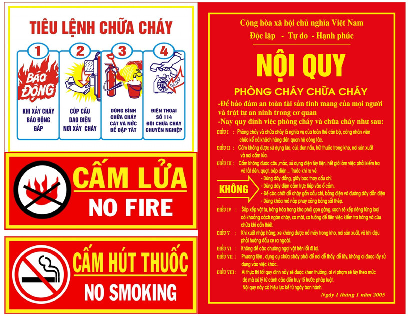 Nội Quy + Tiêu Lệnh