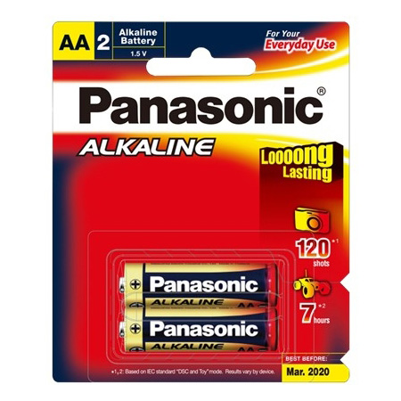 Pin 2A Panasonic Alkaline Lr