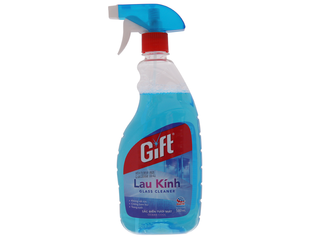 Nước Lau Kính Gift Sắc Biển - Chai 580Ml