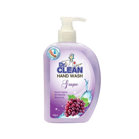 Nước Rửa Tay Dr Clean Hương Nho 500ml