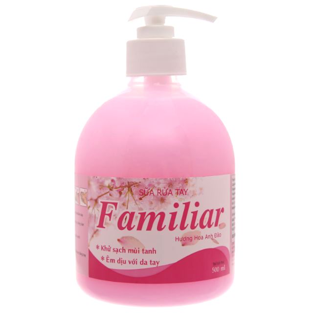 Nước Rửa Tay Familiar Hồng 500ml