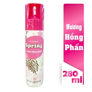 Xịt Phòng Spring Hương Hoa Hồng 280ml