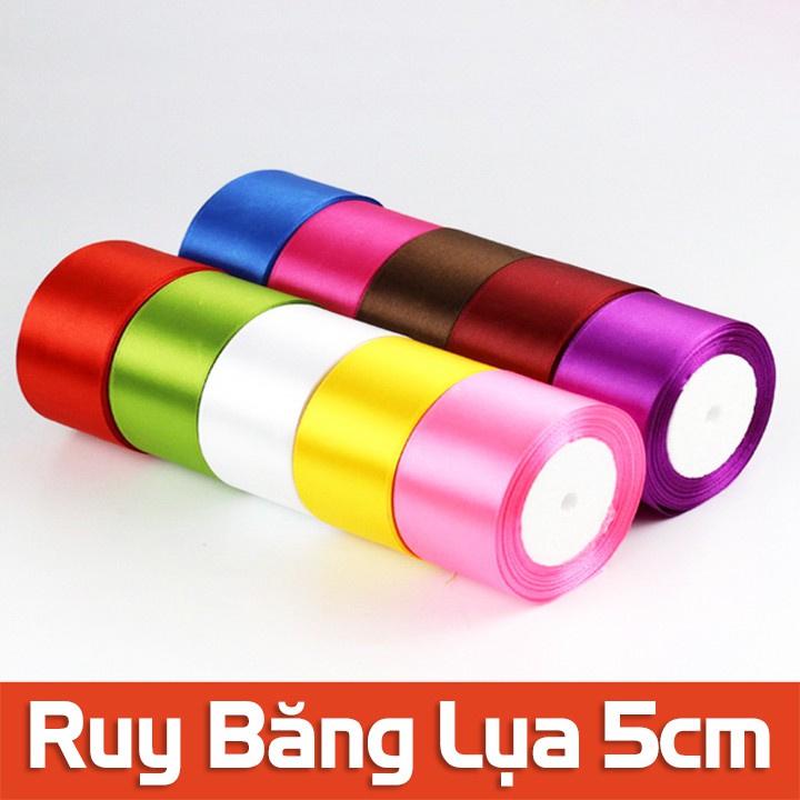 Ruy Băng Gói Quà 5Cm Hồng