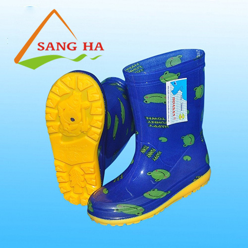 Ủng Trẻ Em HS-U12 Ech Xanh