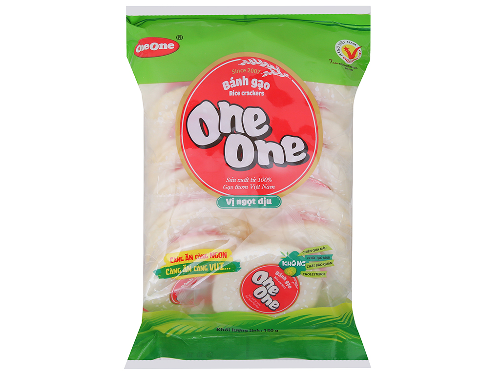 Bánh Gạo One One Vị ngọt 150g