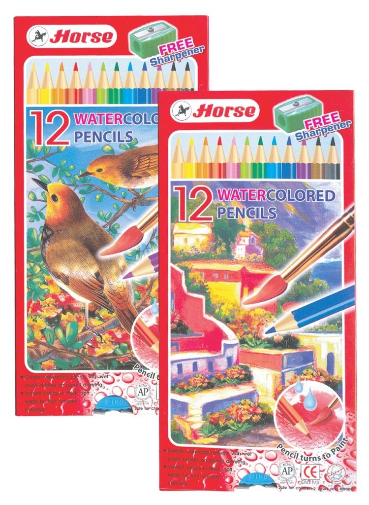 Chì Màu Nước H-12 Watercolor Pencils Horse