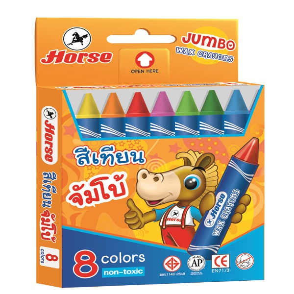 Chì Sáp 8 Jumbo Crayon Horse