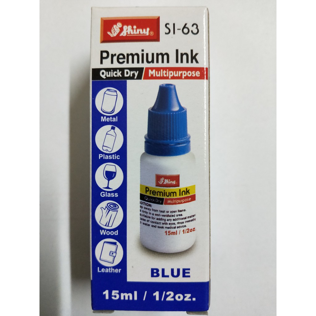 Mực Dấu Si-63 Xanh Premium Ink