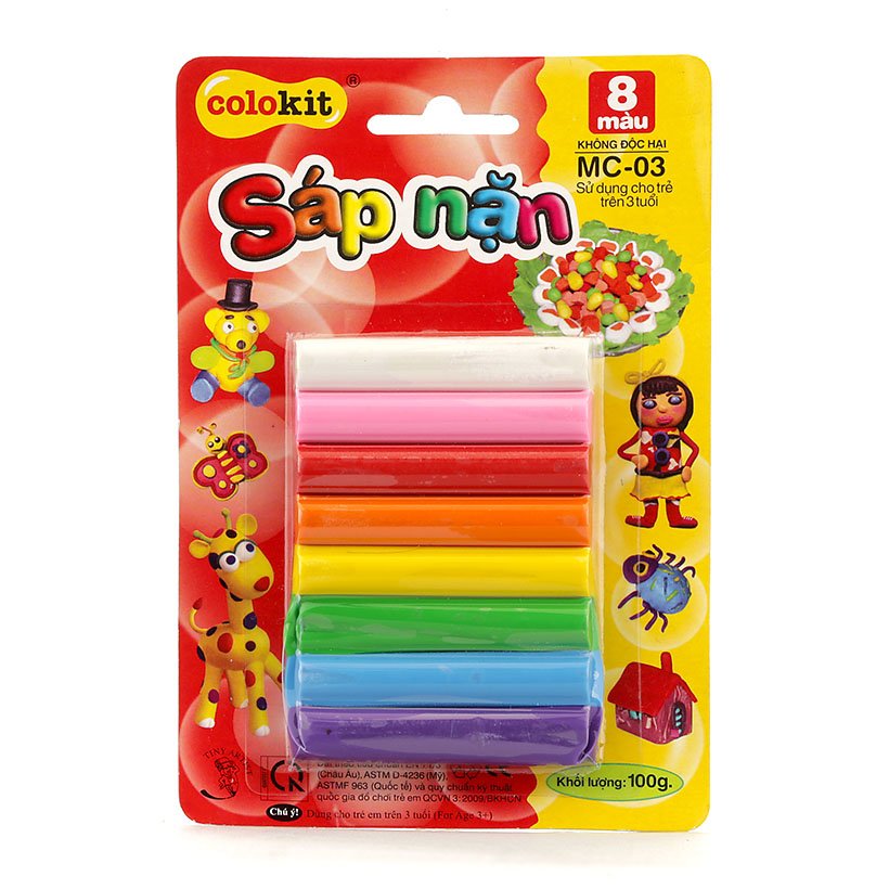 Sáp nặn MC-03 8 màu