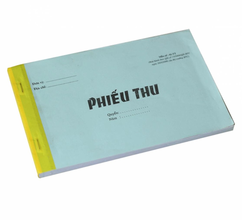 Phiếu Thu 3L (50 Bộ)