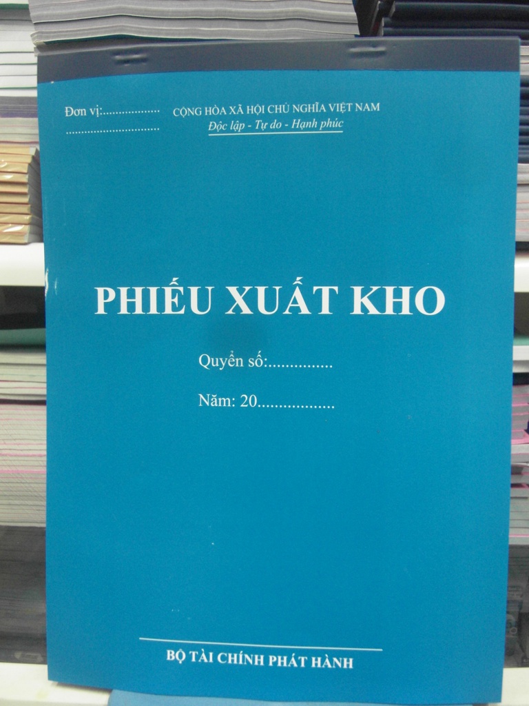 Phiếu Xuất Kho 2L A4 (50 Bộ)