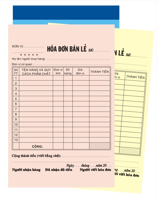 Hóa Đơn Bán Lẻ 3L