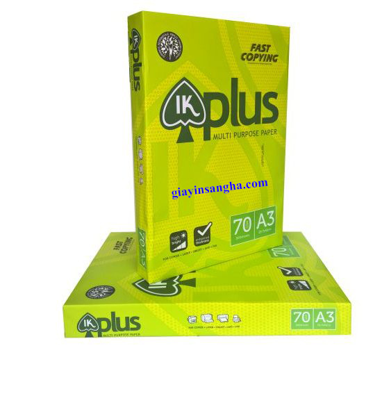 Giấy In IK Plus A3 Định Lượng 70 gsm