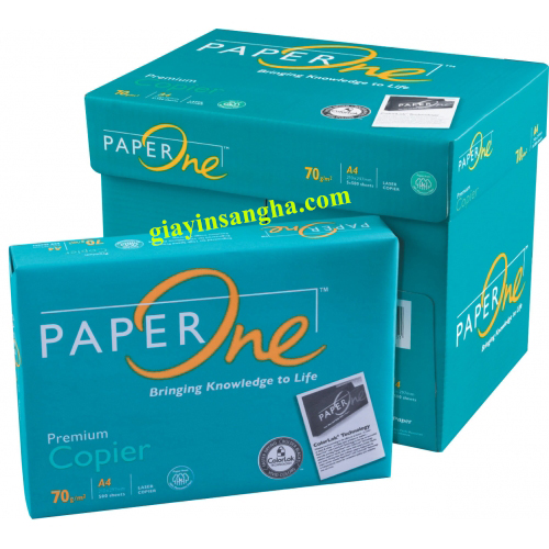 Giấy In Paper One A4 Định Lượng 70 gsm