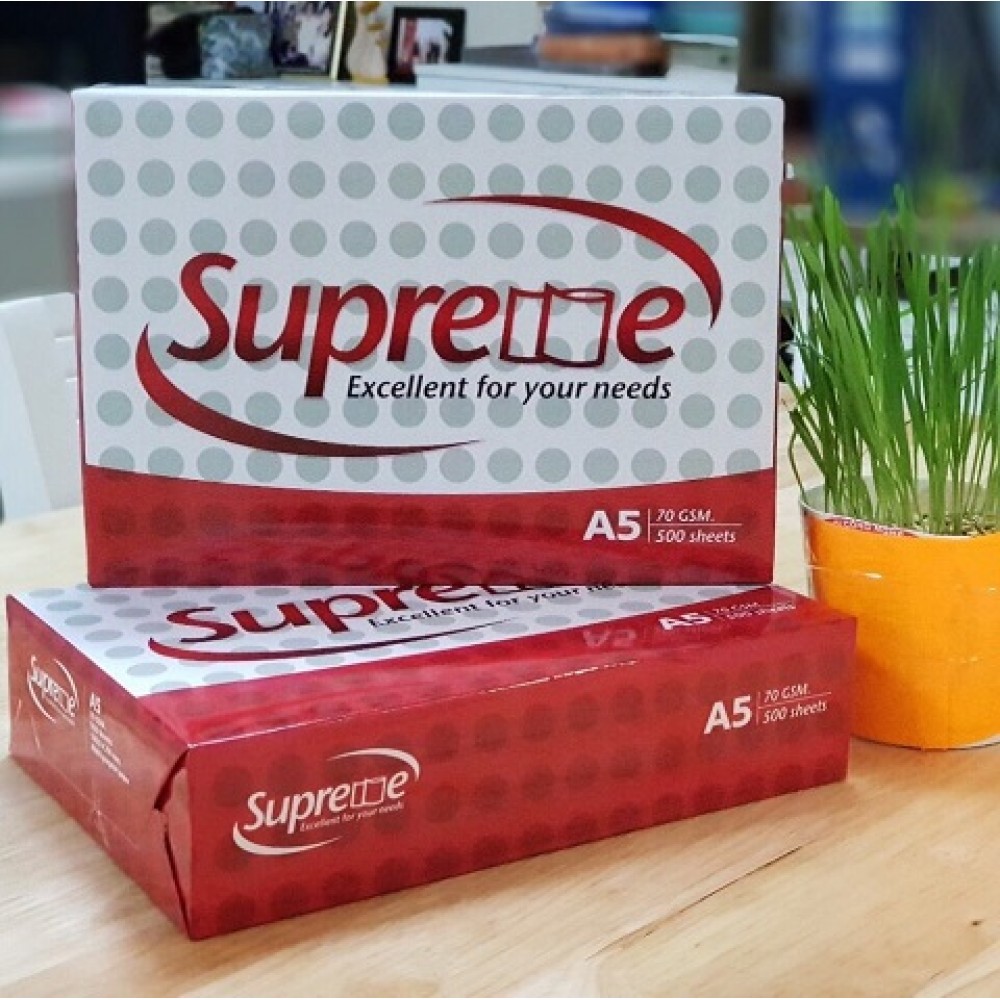 Giấy In Supreme A5 Định Lượng 70 gsm