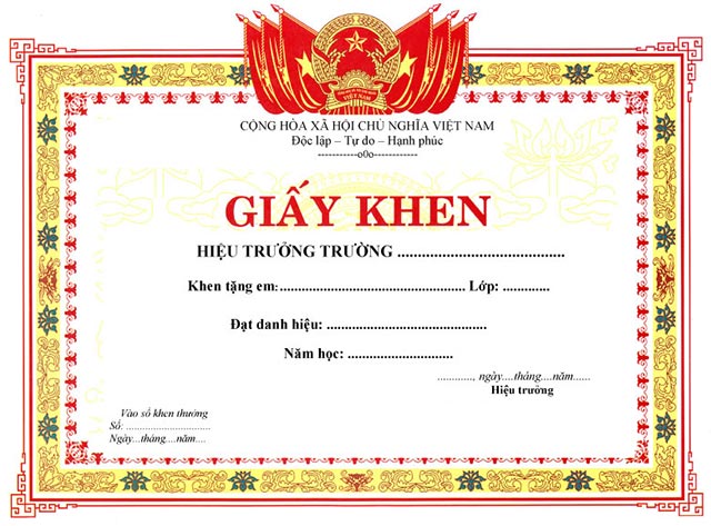 Giấy Khen