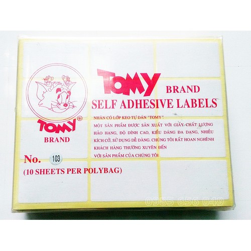 Giấy Decal Tomy 103 (36*62Mm)