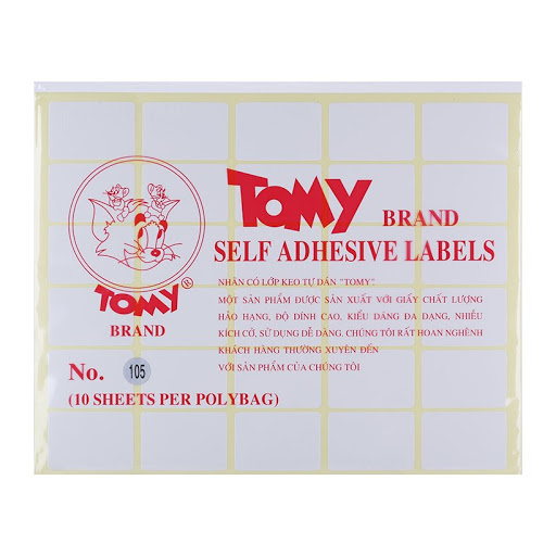 Giấy Decal Tomy 105 (25*37Mm)