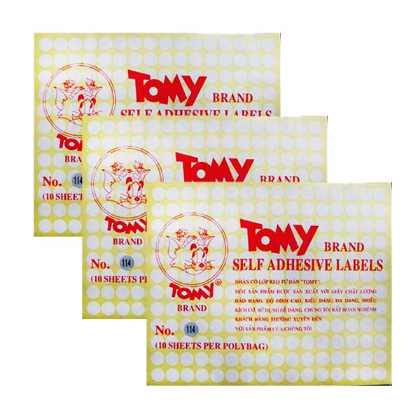 Giấy Decal Tomy 114 (Đk 11Mm)