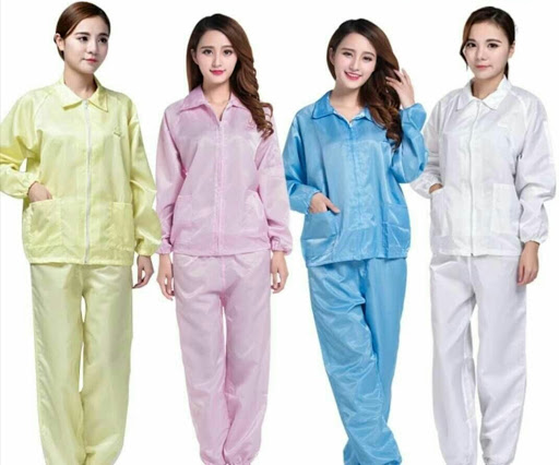 Quần Áo Chống Tĩnh Điện, Bộ Rời, Size L, Màu Vàng