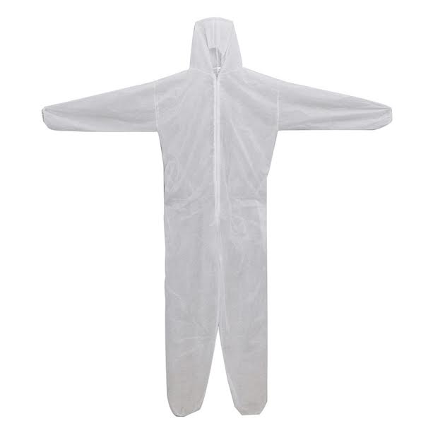 Quần Áo Chống Tĩnh Điện, Bộ Rời, Nón, Size XL, Màu Trắng