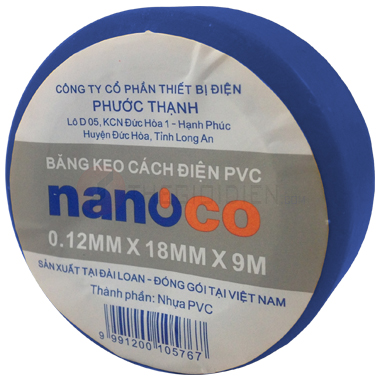 Băng Keo Điện Xanh Dương Nano Lớn