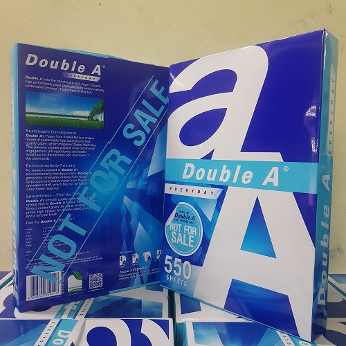 Giấy In Double A A3 Định Lượng 70 gsm 550 Tờ