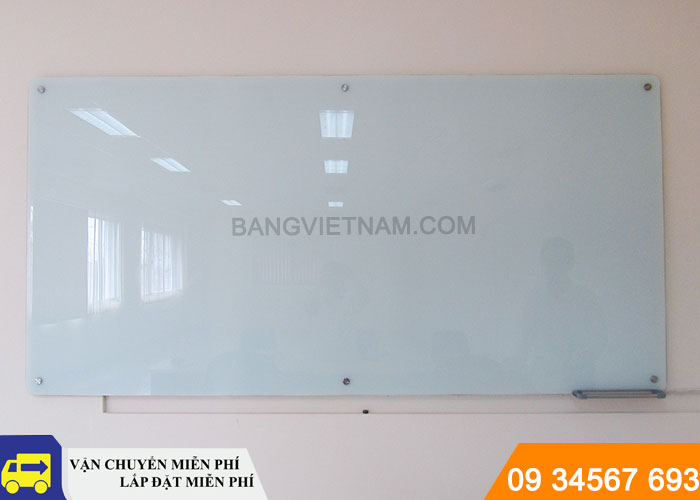 Bảng Kính Ghép 8 Li Trắng Sữa 0.8x1.2M