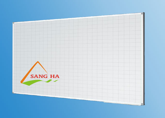 Bảng Từ Trắng Kẻ Ô Ly 1.2 X 2.6M