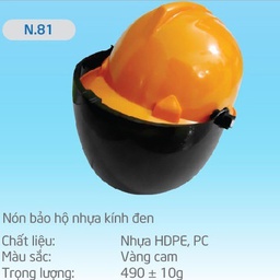 [11219] Nón Bảo Hộ Kính Đen N81