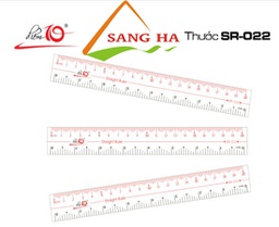 [8936040452849] Thước thẳng Thiên Long TL SR 022 20cm PVC (Dẻo)