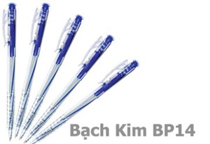 [23455] Bút Bi Bp14 Đỏ Bạch Kim