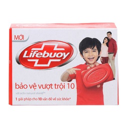 [26462] Xà Bông Cục Lifebuoy Bảo Vệ Vượt Trội 10 (Đỏ) 90g