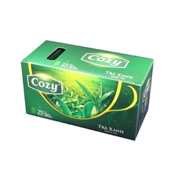 [29183] Trà Túi Lọc Cozy Trà Xanh 50g (25 gói)