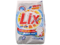 [3609] Bột Giặt Lix Extra Hương Hoa 2.4Kg