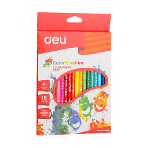 [6921734940957] Bút Chì 18 Màu DELI EC00210