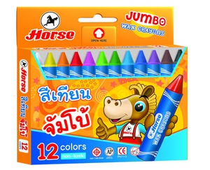 [42185] Chì Sáp 12 Jumbo Crayon Horse