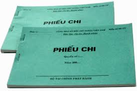 [8934578029216] Phiếu Chi 1L Bìa Xanh