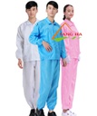 [4769] Quần Áo Chống Tĩnh Điện, Bộ Rời, Size L, Màu Hồng