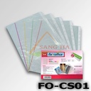 [48567] Bìa Lỗ Thiên Long A4 Fo - Cs01 (Có Viền Màu 0.045Mm)