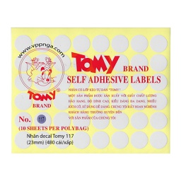 [8934578013358] Giấy Decal Tomy 117 (Đk 23Mm)