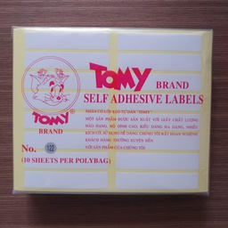 [8934578013400] Giấy Decal Tomy 122 (17*85Mm)