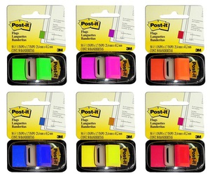 [48826] Miếng Phân Trang Đỏ 3M Post-It® 25Mm X 43Mm 50/Pad 680-1