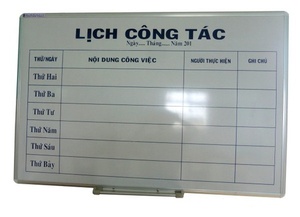 [5284] Bảng Lịch Công Tác SH3