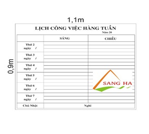 [5289] Bảng Lịch Công Tác SH8