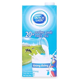 [55802] Sữa Tươi Tiệt Trùng Không Đường Cô Gái Hà Lan Hộp 1L